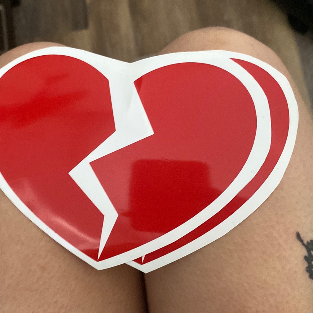 Broken hearts for headlights/break lights